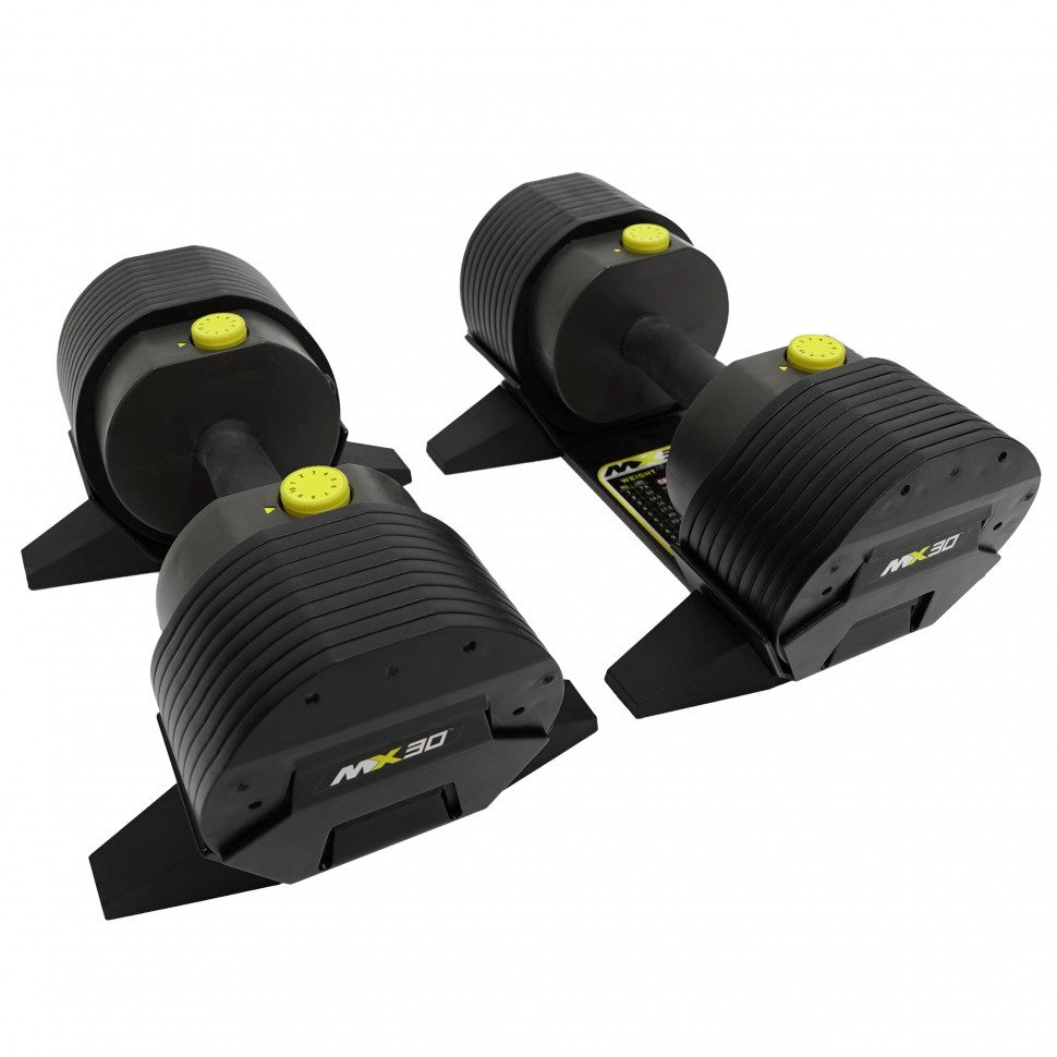 Гантели наборные First Degree Fitness MX Select MX-30, вес 3.4-13.9 кг, 2 шт без стойки