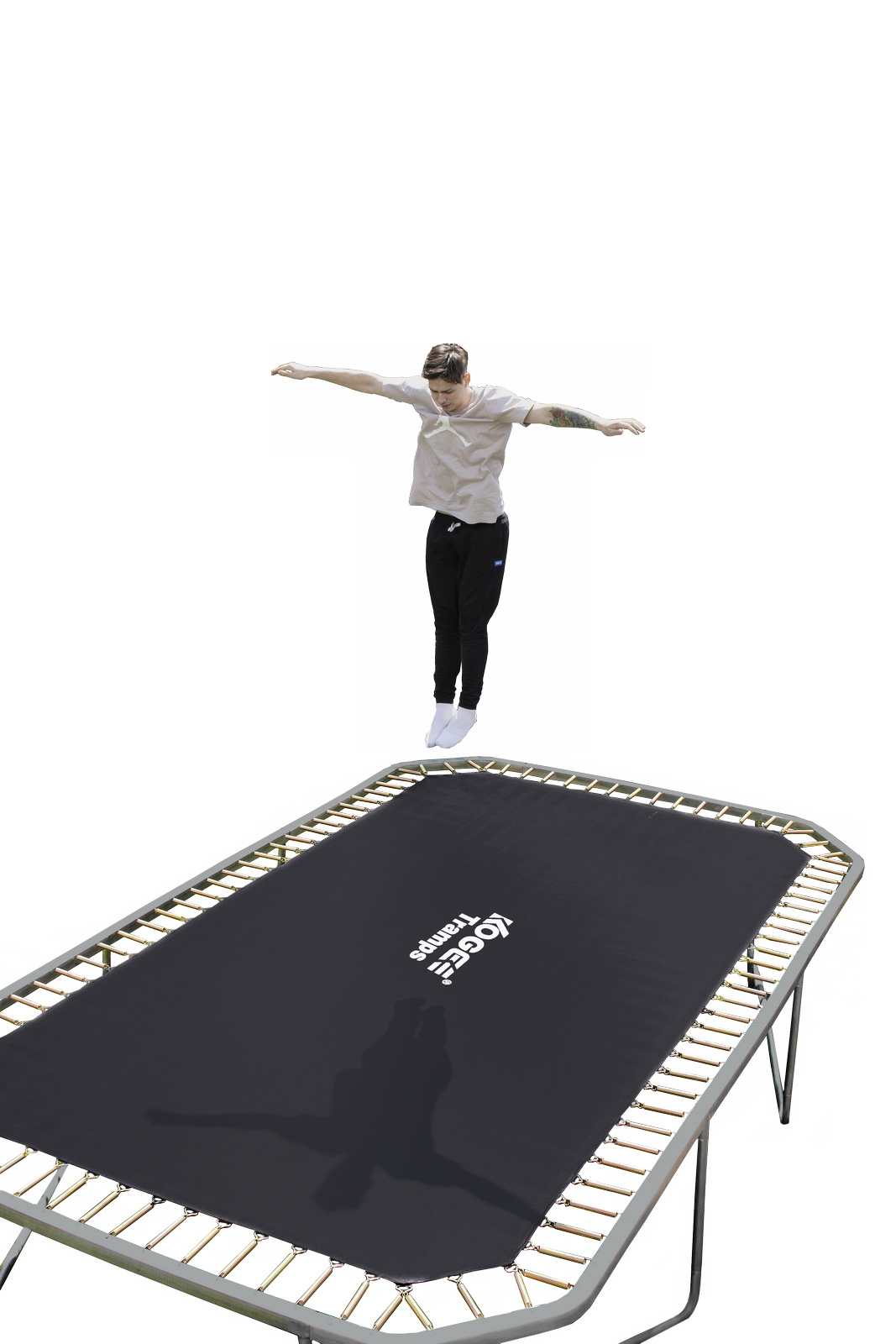 Батут KOGEE TRAMPS TOP Tramps 10'x17'(5.2x3.0м) прямоугольный с защитной сетью