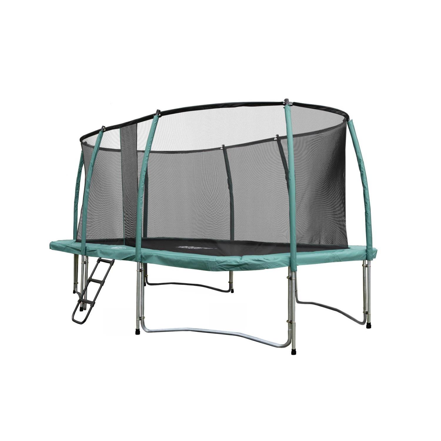 Батут KOGEE TRAMPS TOP Tramps 10'x14'(4.3x3.0м) прямоугольный с защитной сетью
