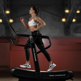 Беговая дорожка инерционная BRONZE GYM T940M CATERPILLAR (new)