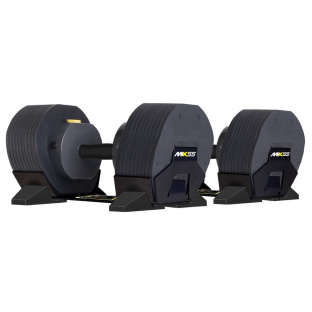 Гантели наборные First Degree Fitness MX Select MX-55, вес 4.5-24.9 кг, 2 шт без стойки