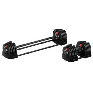 Набор регулируемый штанга+гантель HYFIT 40 кг