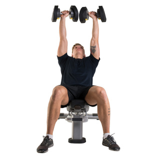 Гантель регулируемая First Degree Fitness MX Select MX55, вес 4.5-24.9 кг, 1 шт